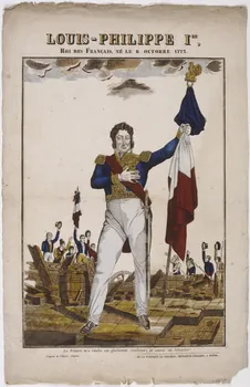Pellerin imagerie ancienne LOUIS-PHILIPPE IER,  ROI DES FRANCAIS, NÉ LE 6 OCTOBRE 1775. Lorraine, France 1815-1837 1995.5.15  Photo RMN-Grand Palais (Mucem)