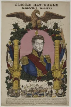 François Georgin ; Pellerin imagerie ancienne GLOIRE NATIONALE.  MARECHAL MASSENA. Lorraine, France 1837 1986.81.63 Photo RMN-Grand Palais (Mucem)
