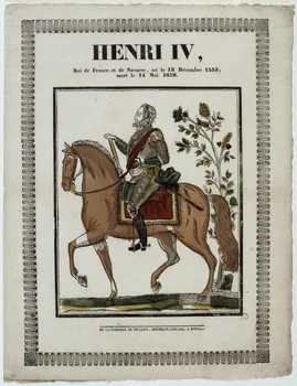 Pellerin imagerie ancienne HENRY IV, Lorraine, France 1837 1965.75.297 Photo RMN-Grand Palais (Mucem)
