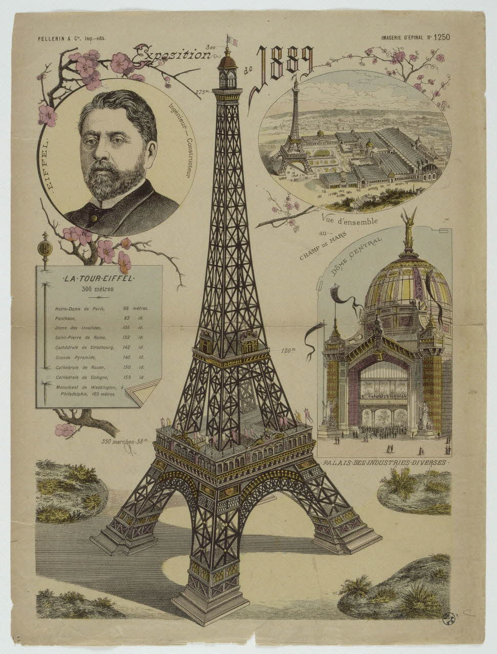 Pellerin estampe Exposition  de 1889 Lorraine, France 1889 1950.39.1278 Photo RMN-Grand Palais (Mucem)