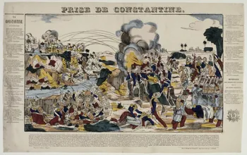 Pellerin estampe PRISE DE CONSTANTINE. Lorraine, France 1837-1866 1953.86.654 Photo RMN-Grand Palais (Mucem)