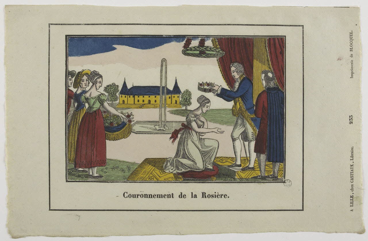 imagerie ancienne Couronnement de la Rosière. Chartres 1828-1837 1965.75.530 Photo RMN-Grand Palais (Mucem)