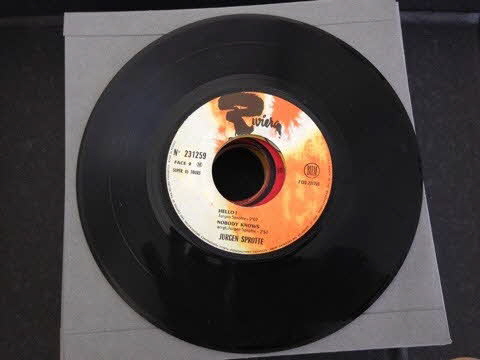 Jurgen Sprotte ; Riviera Disques; disque 45 tours Nobody knows France 1967 2001.69.16.3753 Photo