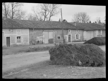 Marc Sibertin-Blanc photographie Façade sur rue de Monsieur Bozorel Lorraine 1944/4/19 Ph.1944.164.4 Photo