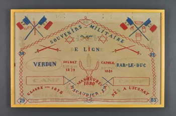 EMBLEME MILITAIRE Indochine 1879-1883 1986.77.4 Photo Mucem