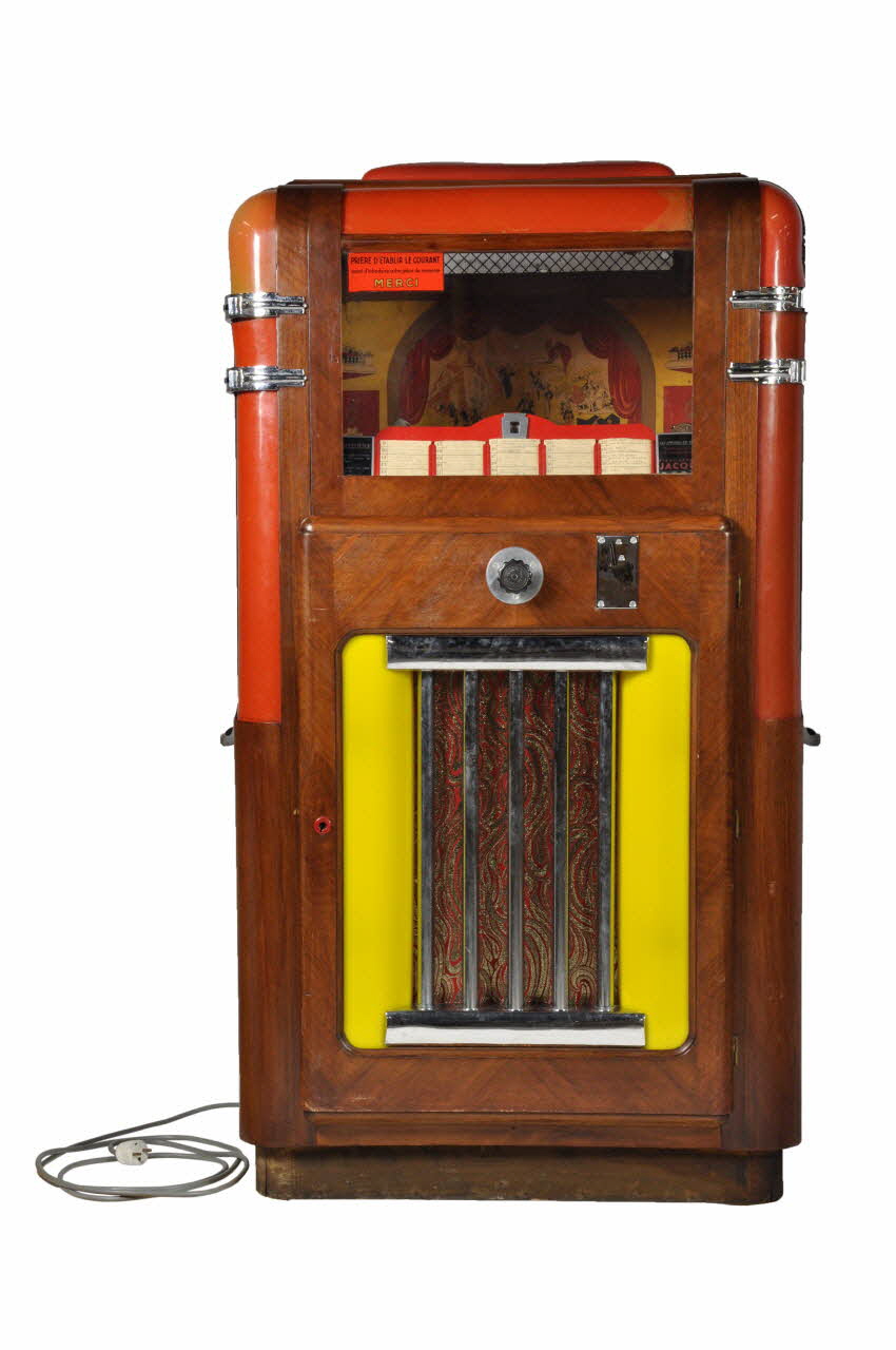 W Wurlitzer De ; Bussoz appareil électro-acoustique de reproduction des sons bussophone 1937 1986.82.1.1-4 Photo Mucem