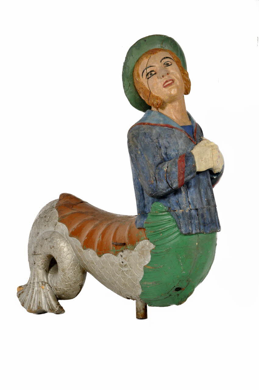 Friedrich Heyn sujet de manège sauteur Sirène Thuringe, Allemagne 1880-1900 1991.2.1.4 Photo Mucem