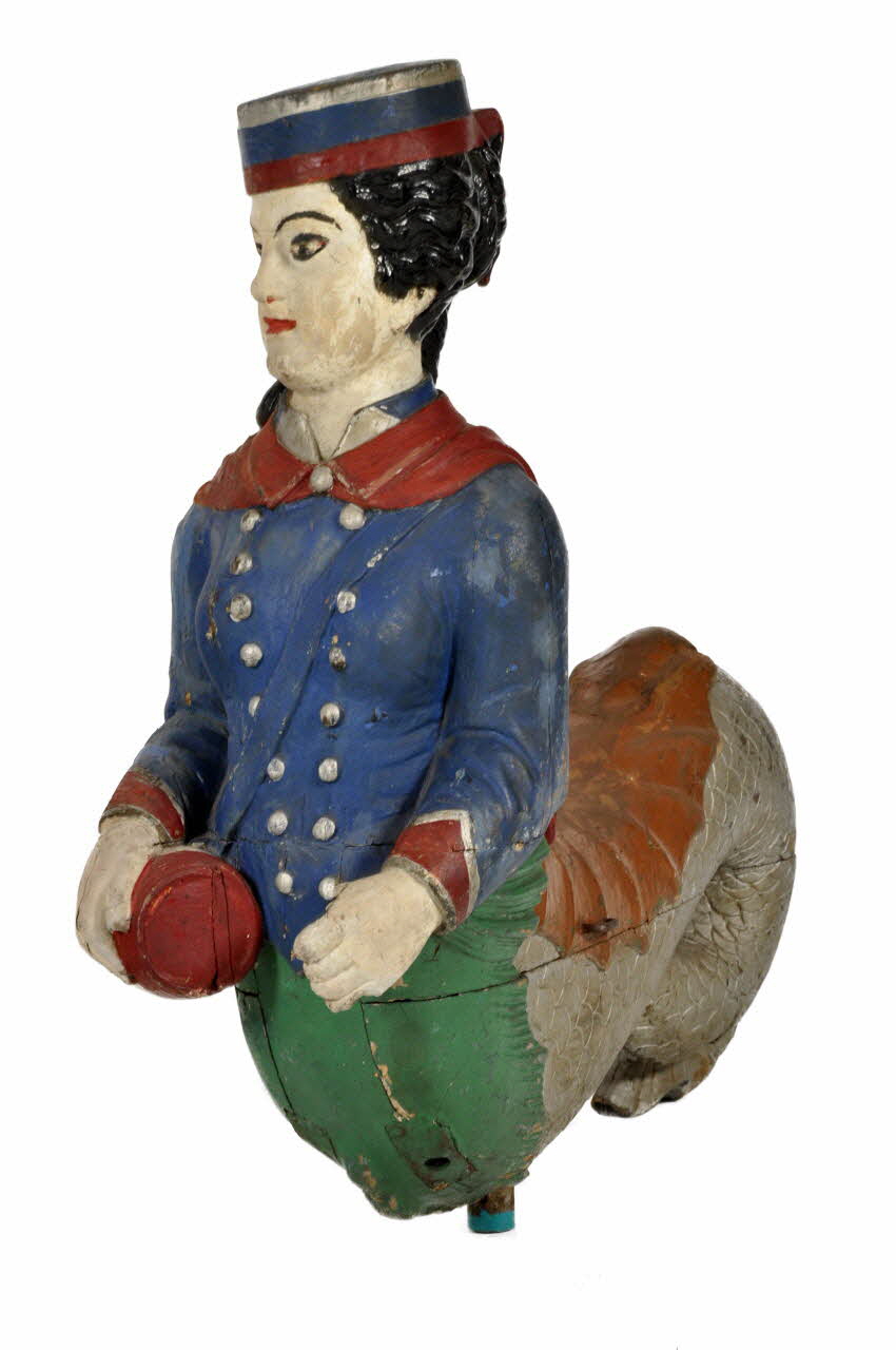 Friedrich Heyn sujet de manège sauteur Sirène Thuringe, Allemagne 1880-1900 1991.2.1.5 Photo Mucem