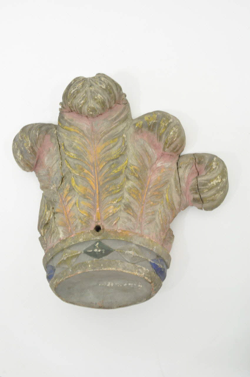 élément constitutif de manège de chevaux de bois Couvre-joint 1991.2.44.1 Photo Mucem