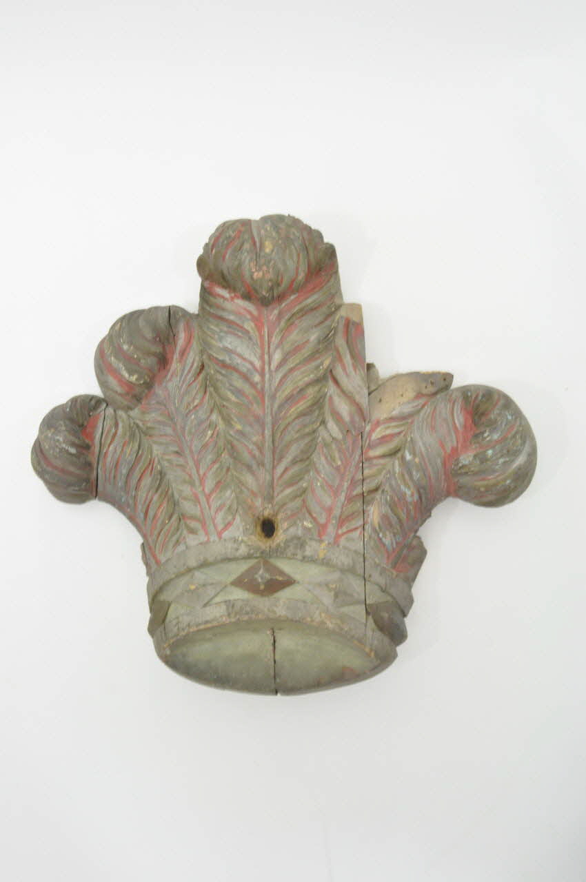 élément constitutif de manège de chevaux de bois Couvre-joint 1991.2.44.4 Photo Mucem