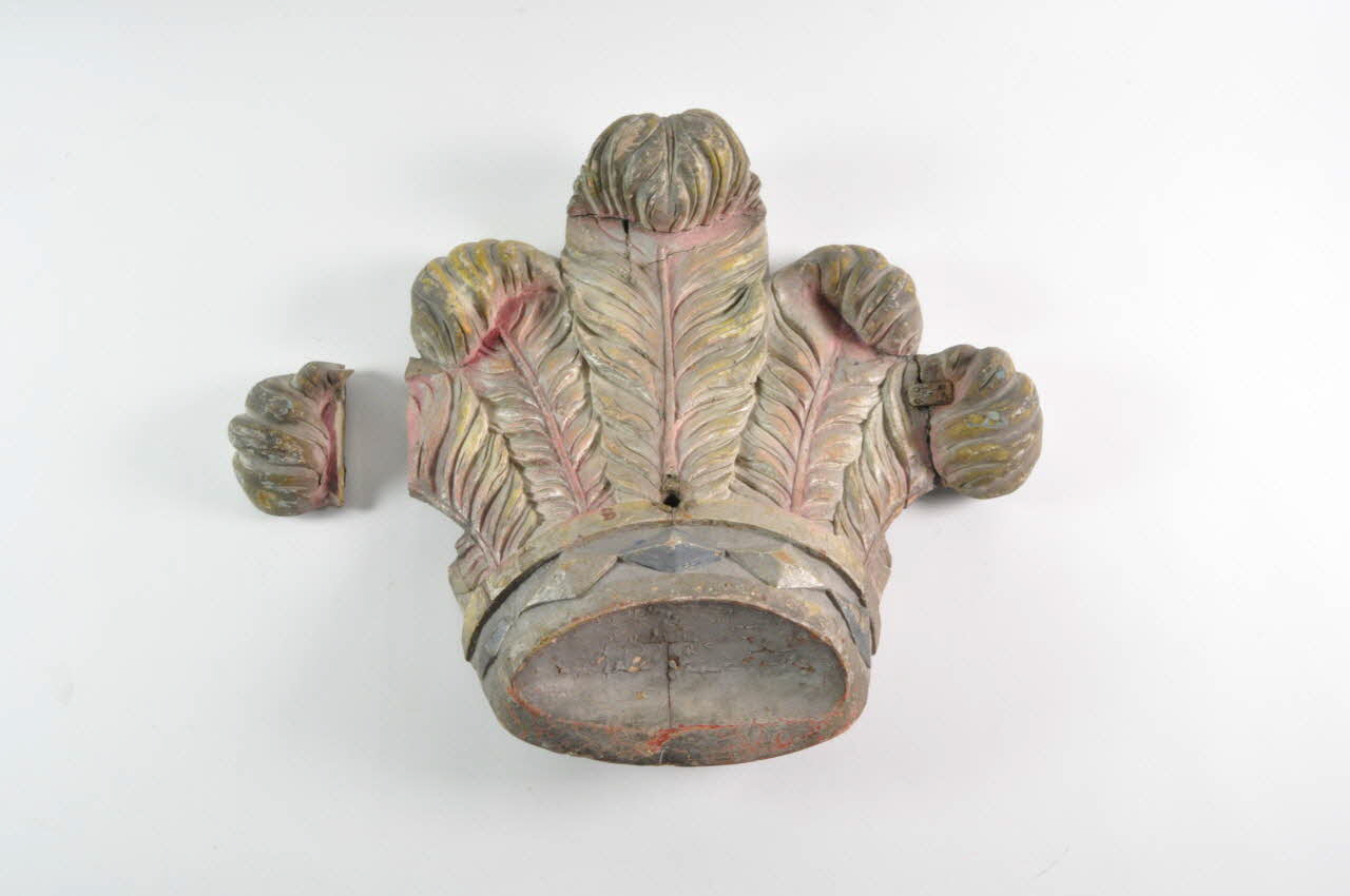 élément constitutif de manège de chevaux de bois Couvre-joint 1991.2.44.5 Photo Mucem