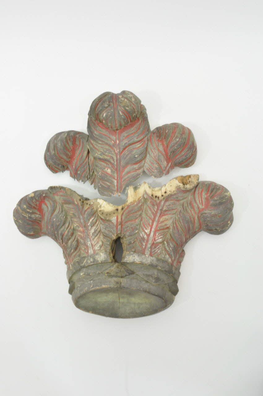 élément constitutif de manège de chevaux de bois Couvre-joint 1991.2.44.6.1-2 Photo Mucem