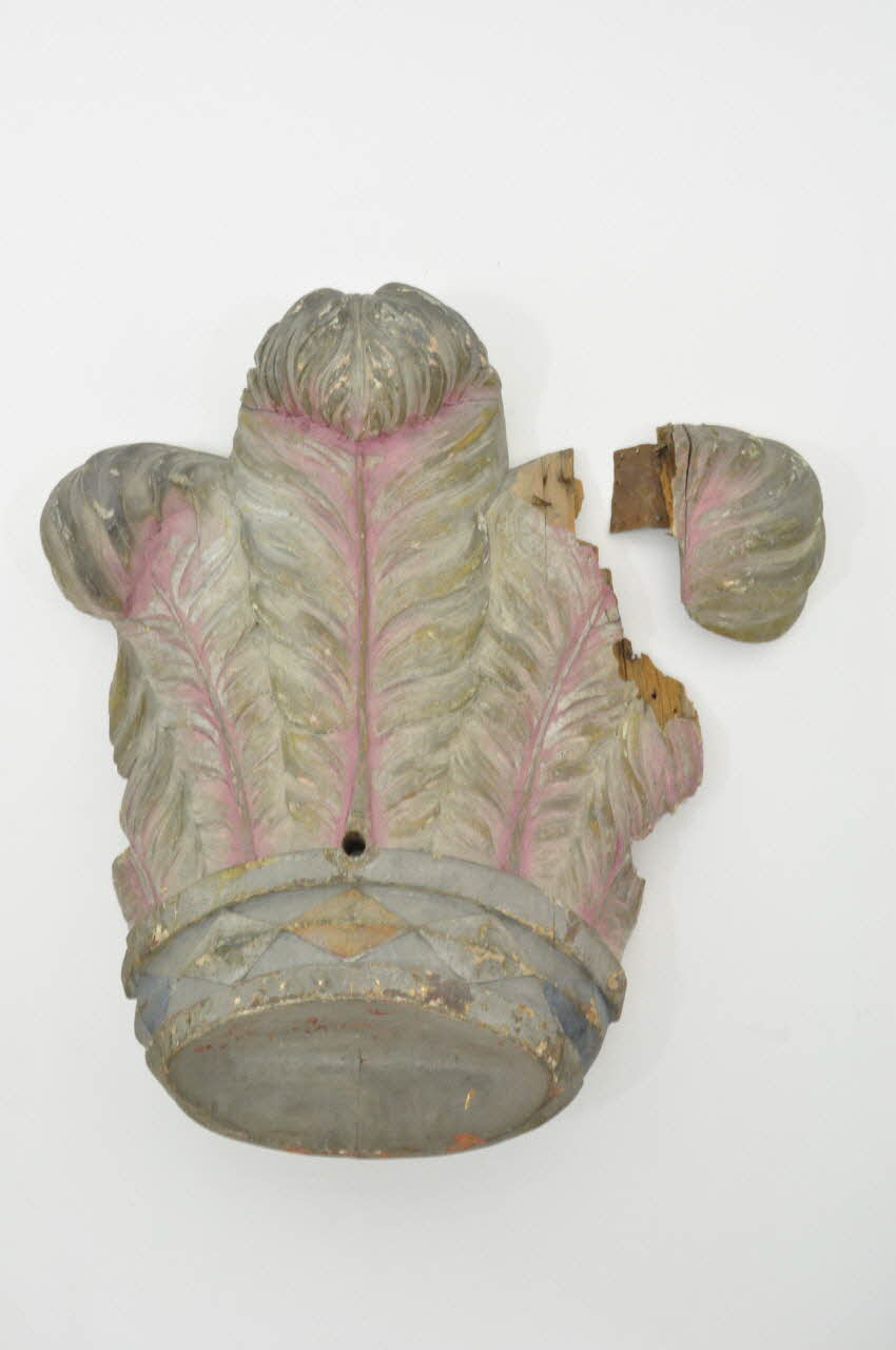 élément constitutif de manège de chevaux de bois Couvre-joint 1991.2.44.7.1-2 Photo Mucem