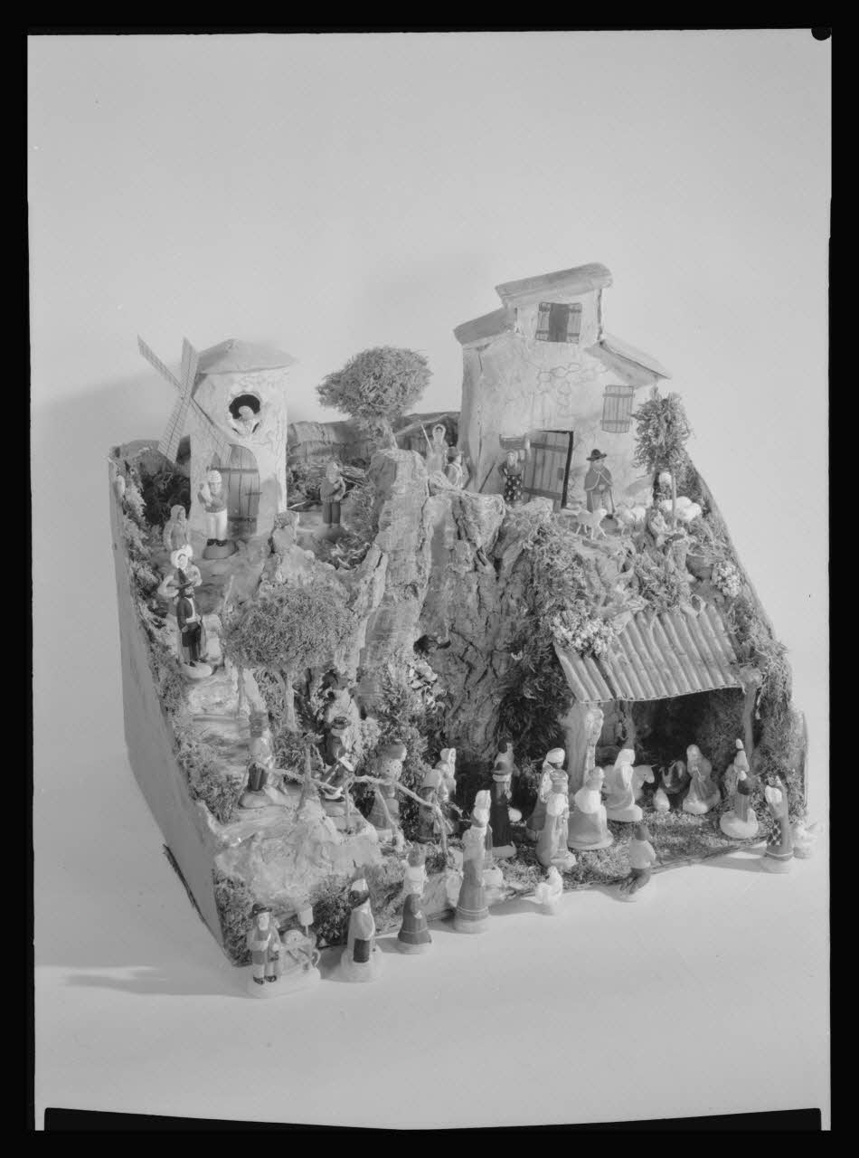 Pierre Soulier photographie Crèche et santons Provence-Alpes-Côte d'Azur, France 1958/2/1 Ph.1958.13.1 Photo Mucem