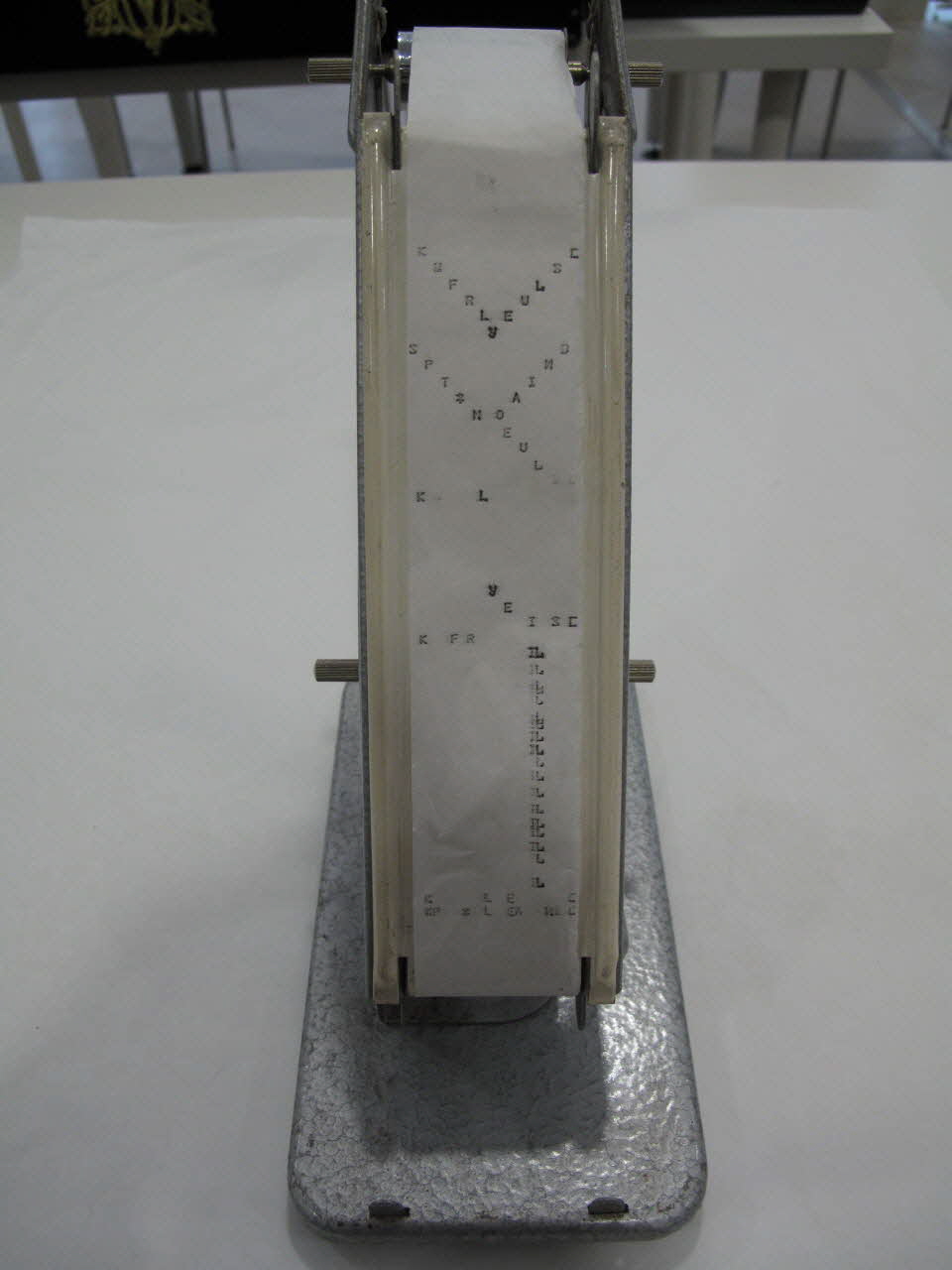 liseuse sténotype 2018.78.1.5 Photo Mucem