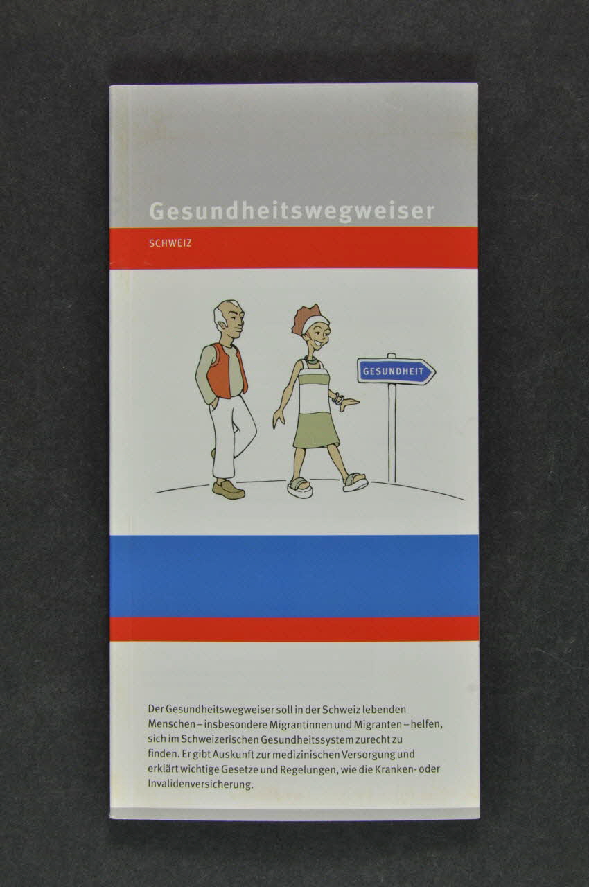 Caritas Suisse Et Croix Rouge Suisse BROCHURE "Gesundheitswegweiser" (Guide de santé)  (en allemand) Lorraine, France 2003 2004.119.35 Photo Mucem