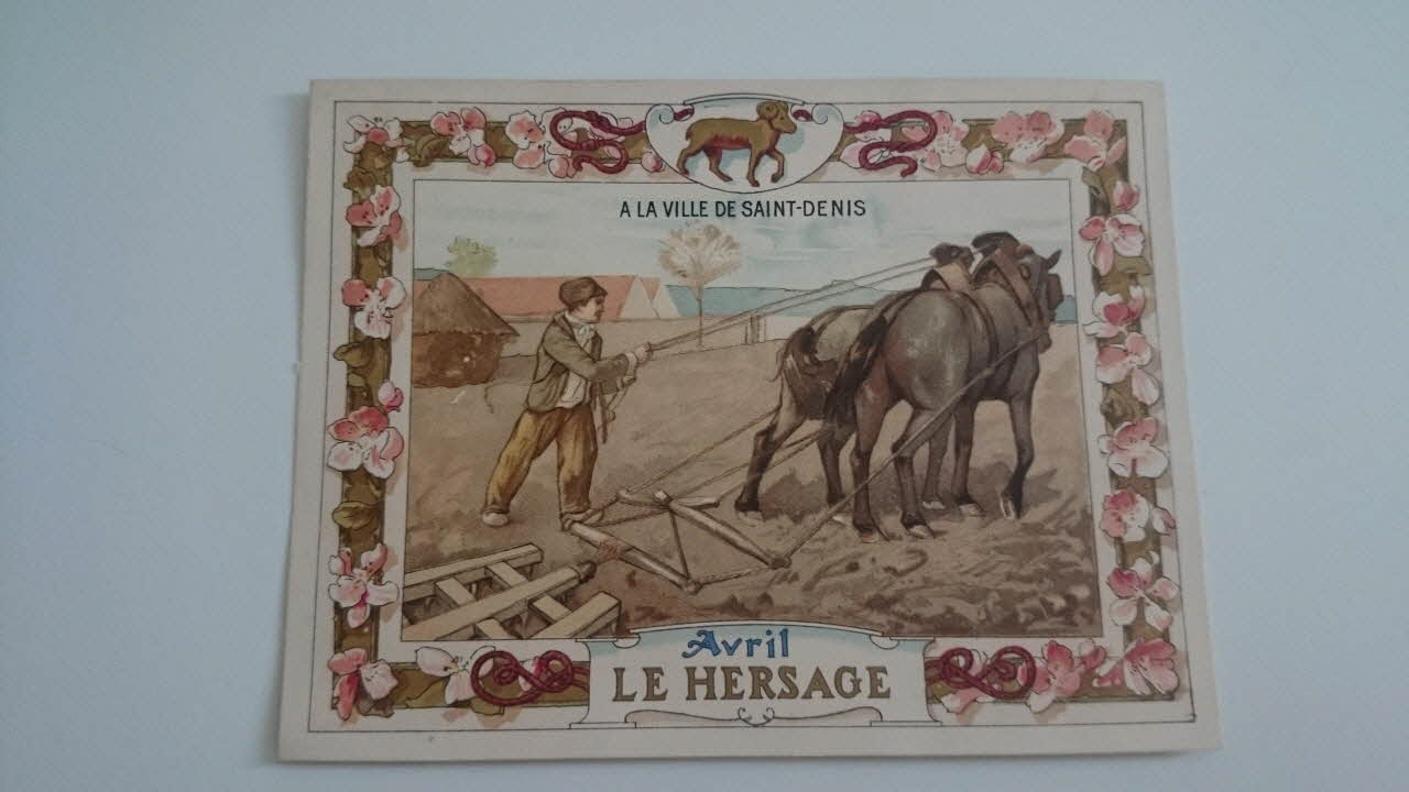 Herold; carte réclame chromo Paris 1895-1914 1995.1.569.4 Photo