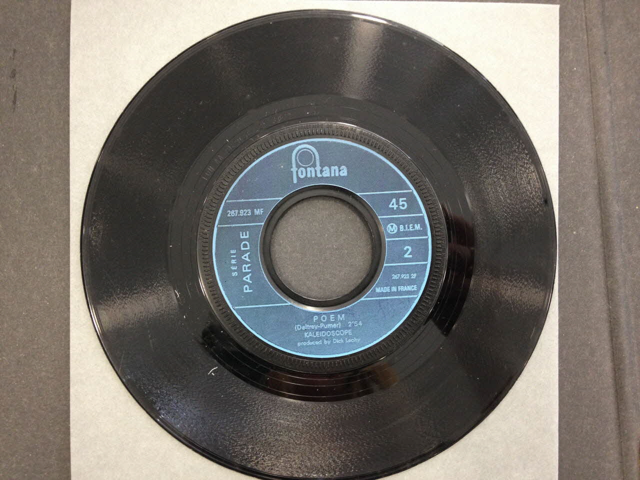 disque 45 tours Poem 2001.69.16.3804 Photo