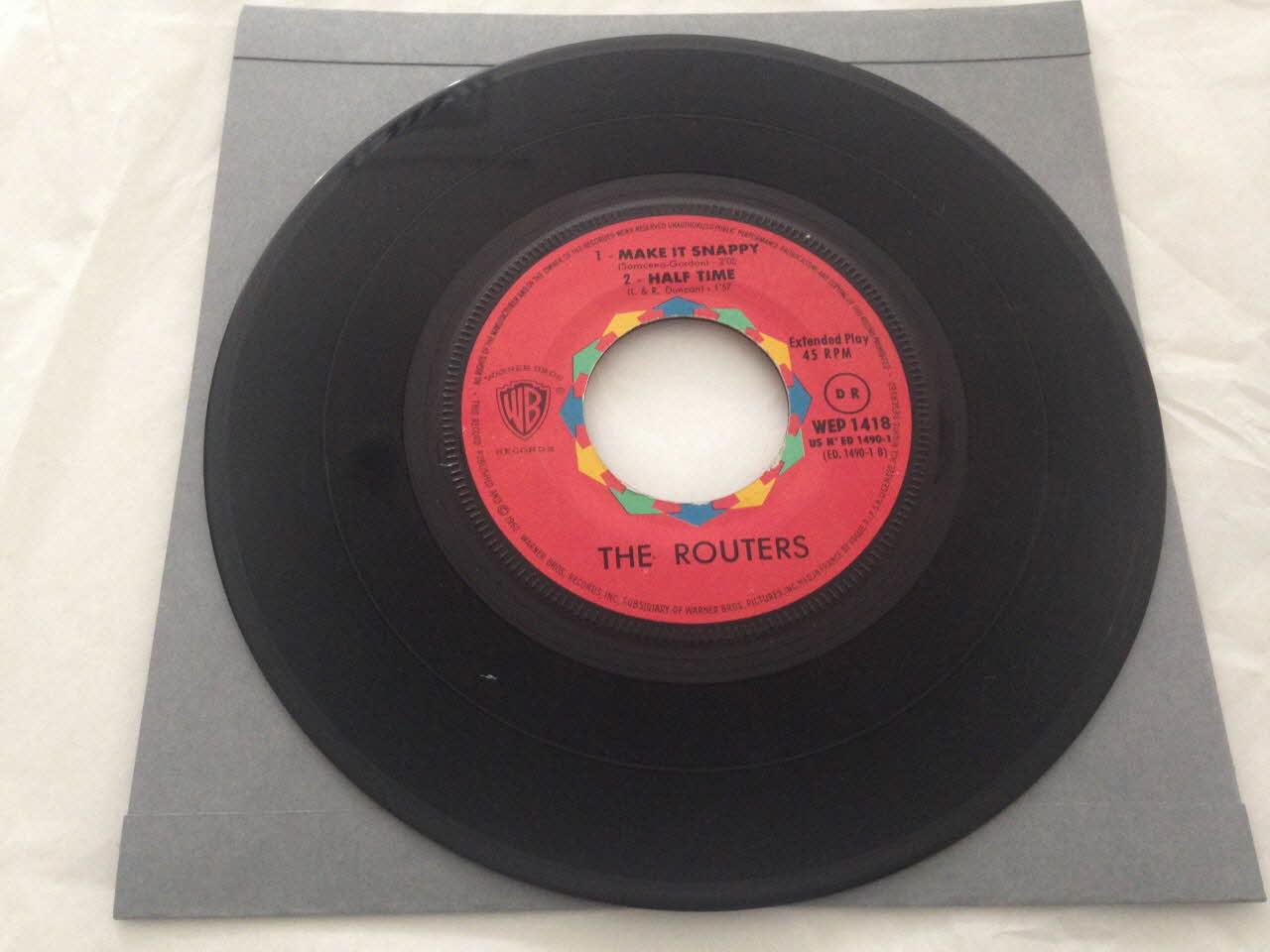 The Routers ; Warner Bros disque 45 tours Half time France 1962 2001.69.16.3888 Photo