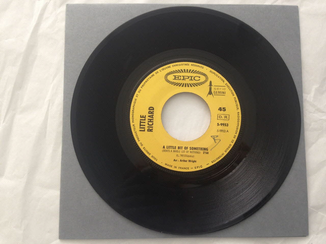 disque 45 tours Hurry sundown 2001.69.16.3907 Photo