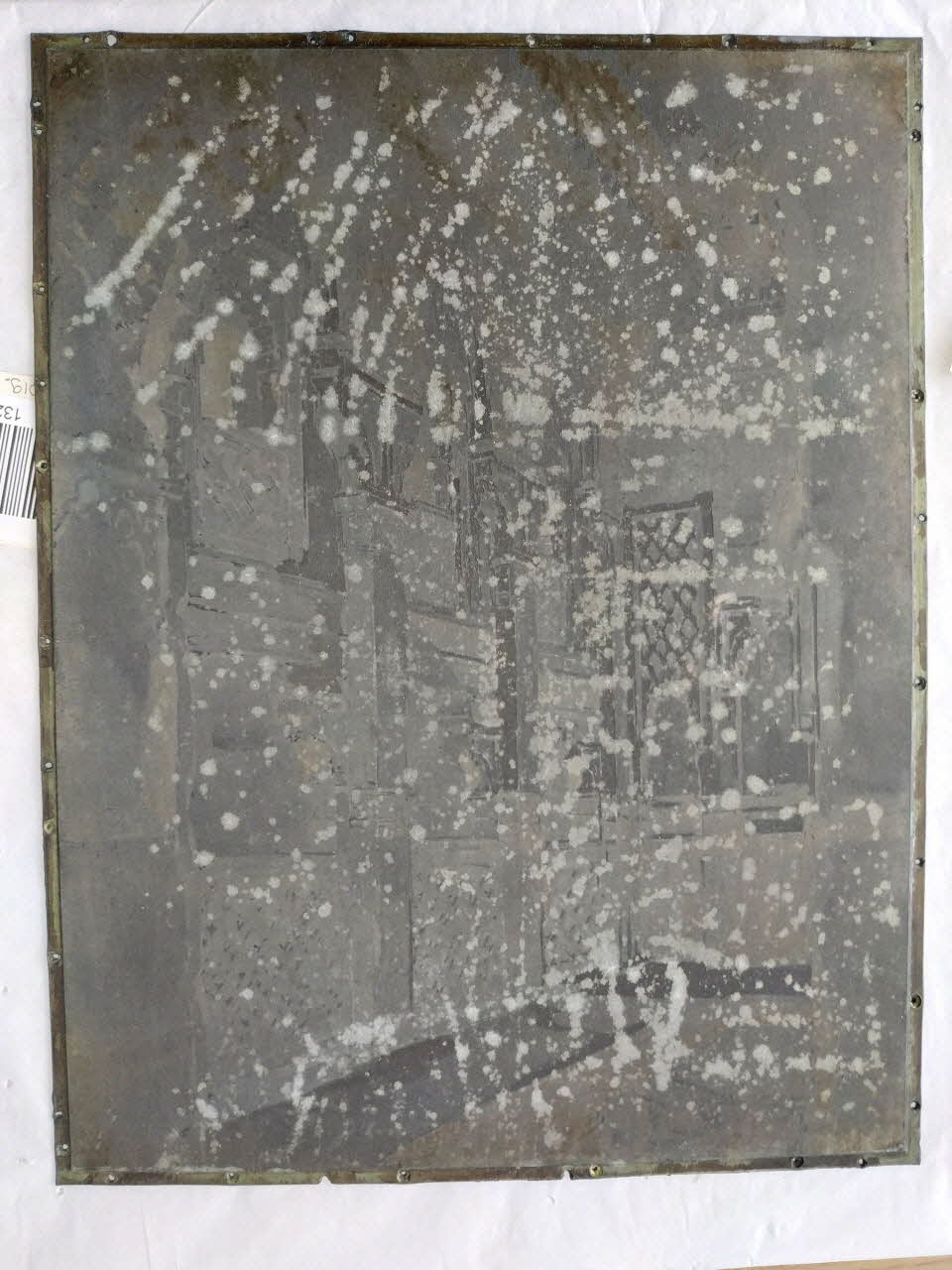 Théophile-Jean Delaye plaque d'impression Architecture médiévale marocaine Rabat-Salé-Kénitra, Maroc 1950 2019.8.58 Photo Mucem