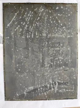 Théophile-Jean Delaye plaque d'impression Architecture médiévale marocaine Rabat-Salé-Kénitra, Maroc 1950 2019.8.58 Photo Mucem