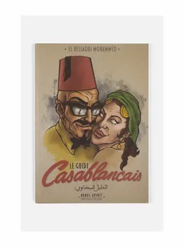 Mohammed El Bellaoui bande dessinée Le guide casablancais Casablanca-Settat, Maroc 2014-2015 2016.45.3 Photo Mucem/ Yves Inchierman