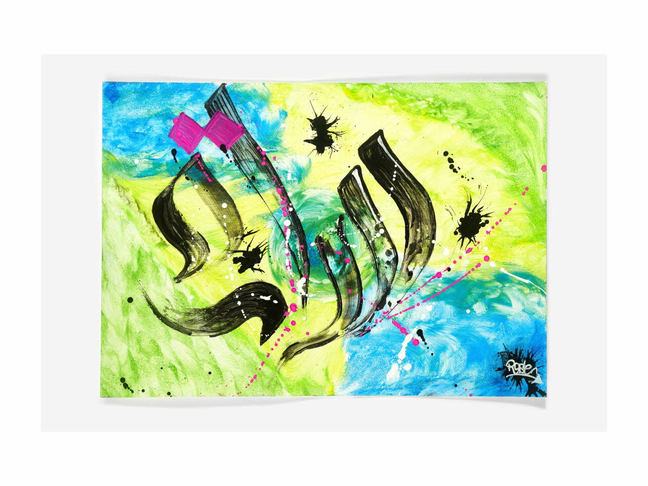 Rose dessin Esquisse Fès-Meknès, Maroc 2013-2015 2016.47.5 Photo