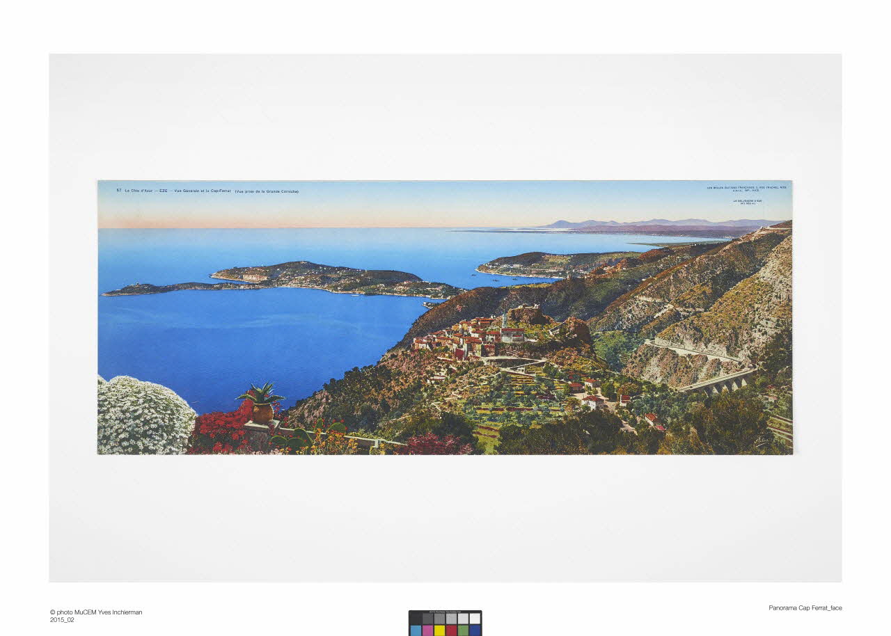 LES BELLES EDITIONS FRANCAISES chromolithographie La Côte d'Azur - Eze Provence-Alpes-Côte d'Azur, France 1900-1950 2016.8.2 Photo Mucem