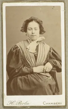 H. Perla photographie Album n°2 du Musée d'ethnographie du Trocadéro Rhône-Alpes, France 1875-1899 Ph.1944.41.195  Photo Mucem/Perla, H.