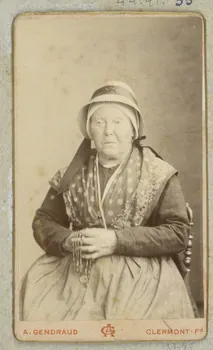 Alfred Gendraud photographie Album n°1 du Musée d'ethnographie du Trocadéro Auvergne, France 1875-1899 Ph.1944.41.35  Photo Mucem/Gendraud, Alfred