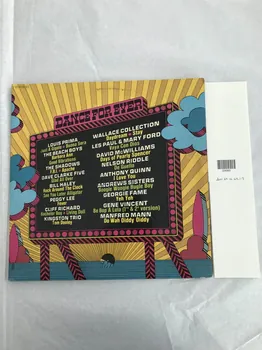 Georgie Fame ; Dave Clark Five ; David Mcwilliams ; Cliff Richard ; Louis Prima ; The Shadows ; Nelson Riddle ; Bill Haley ; Kingston Trio ; The Beach Boys ; Les Paul And Mary Ford ; Peggy Lee ; Anthony Quinn ; The Andrews Sisters ; Gene Vincent ; Manfred Mann ; EMI Pathé-Marconi disque 33 tours Dance for ever 1976 2001.69.16.49.1-3 Photo