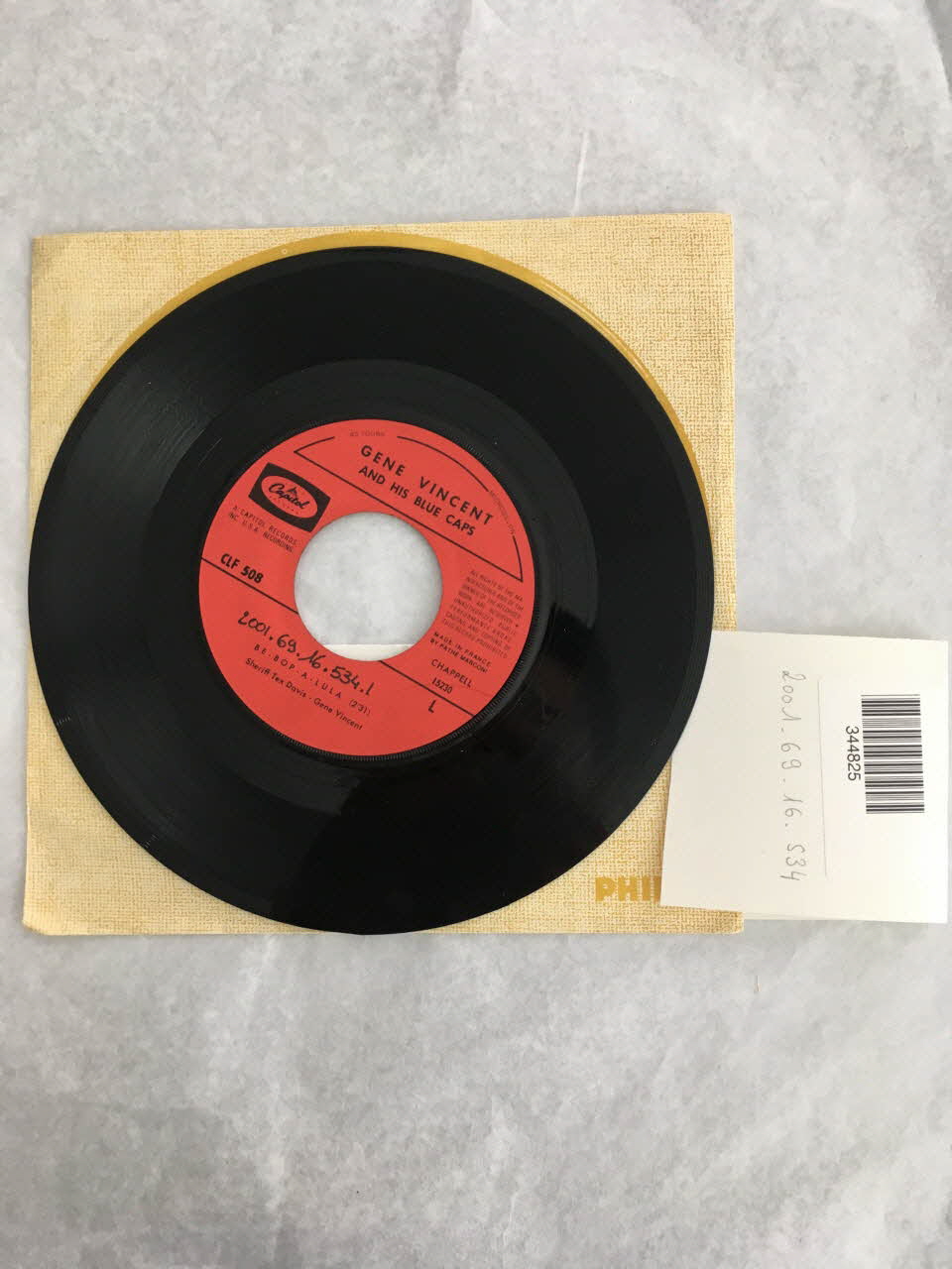 disque 45 tours Baby blue 2001.69.16.534 Photo