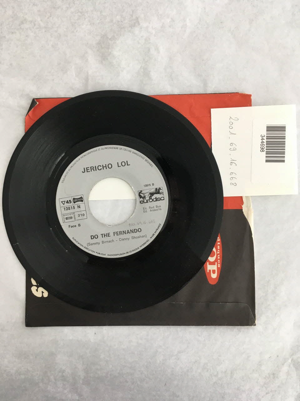 disque 45 tours Do the fernando 2001.69.16.668 Photo