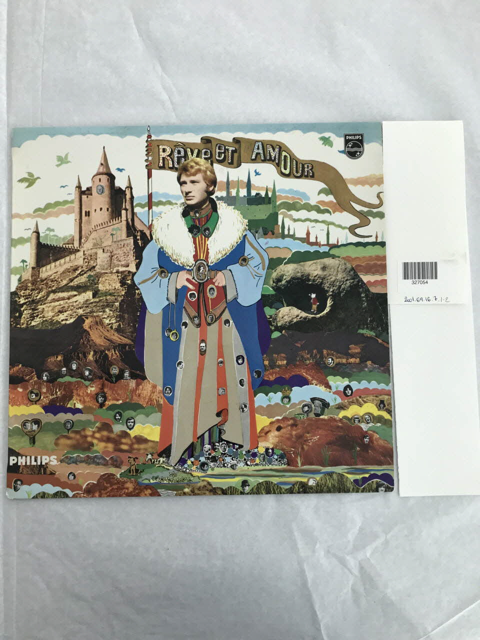 Jean-Claude Vannier ; Jean-Claude Petit ; Art Greenslade ; Micky Jones ; Reg Guest ; Tommy Brown ; Christian Gaubert ; Lee Hallyday ; Philips ; Paul Whitehead ; Jean Colombet disque 33 tours Rêve et Amour Île-de-France, France 1968 2001.69.16.7.1-2 Photo