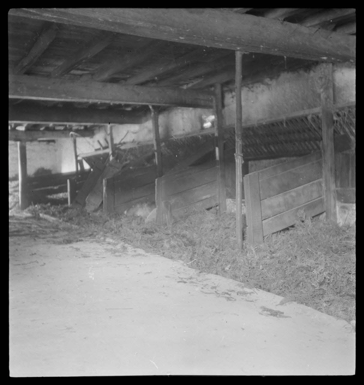 Camion photographie L'étable Aquitaine, France 1945/11/1 Ph.1945.151.110 Photo Musée des Civilisations de l’Europe et de la Méditerranée