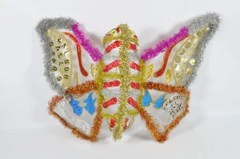 Annick Barno costume de carnaval Costume "le papillon" Guadeloupe, France 1997 1997.65.2.1 Photo Mucem
