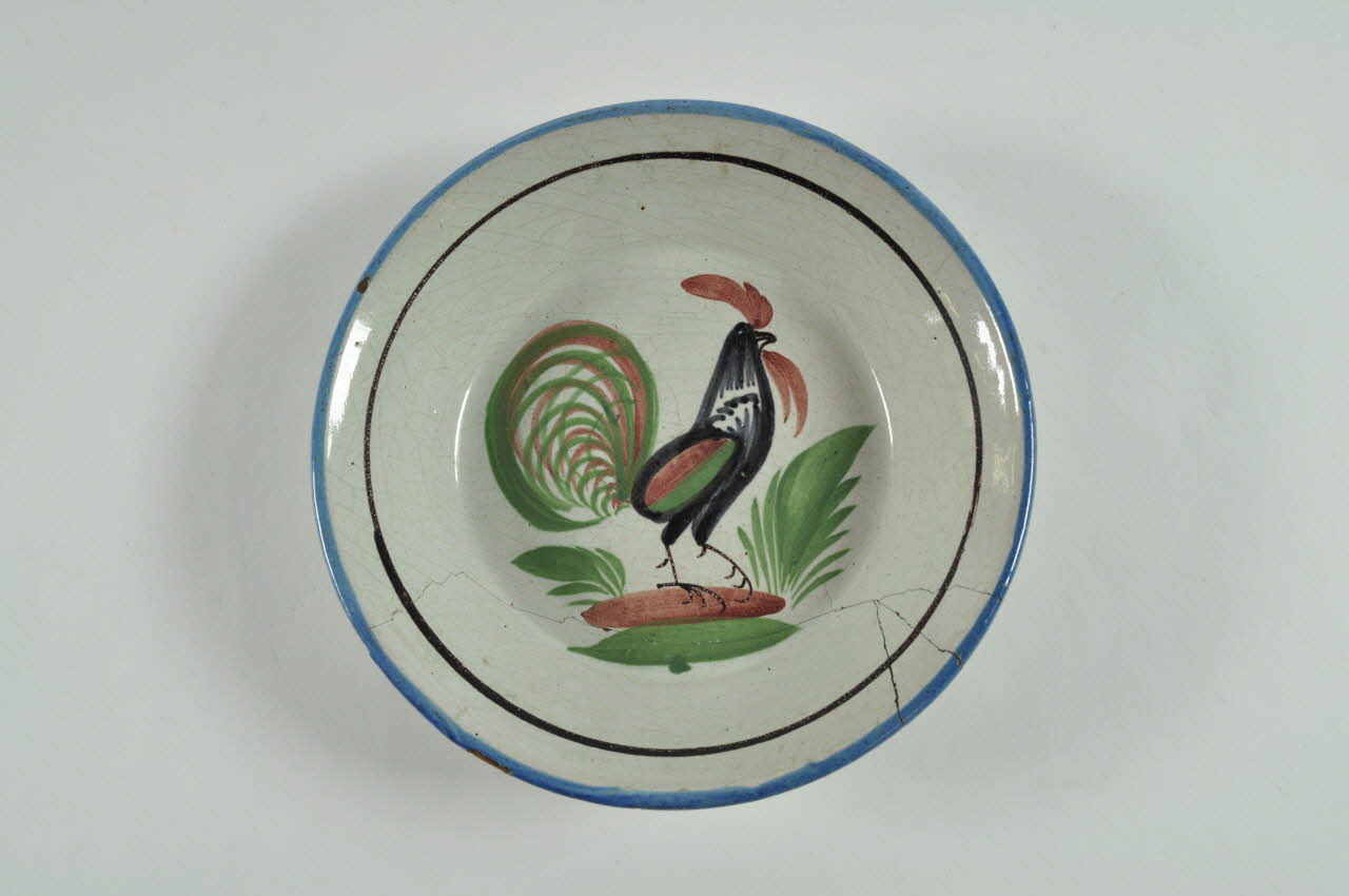 assiette Lorraine, France 1800-1825 1943.37.73 Photo Mucem